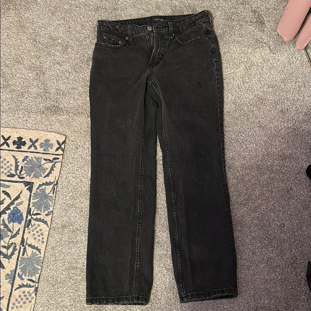 Aeropostale  Baggy Black Low Waisted Jeans